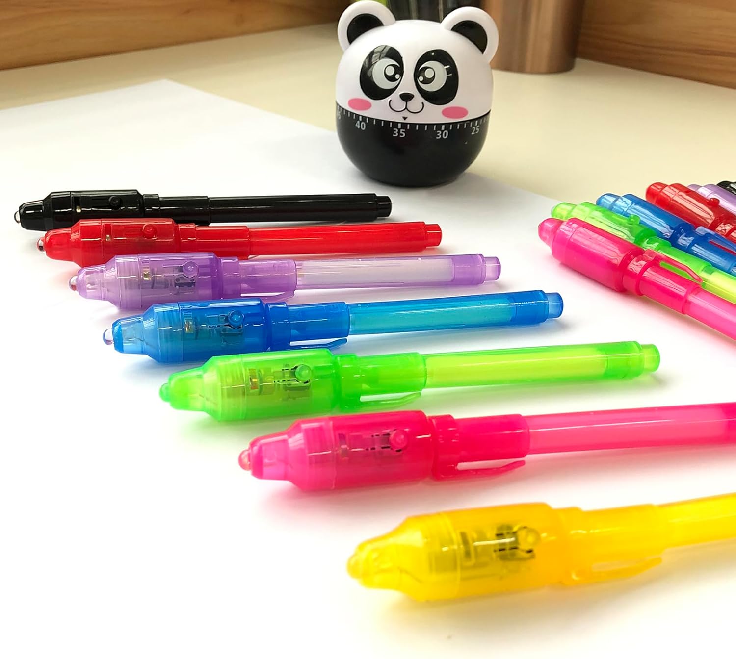 Detalle 2 de SCStyle Invisible Ink Pen 28pcs with UV Light 🕵