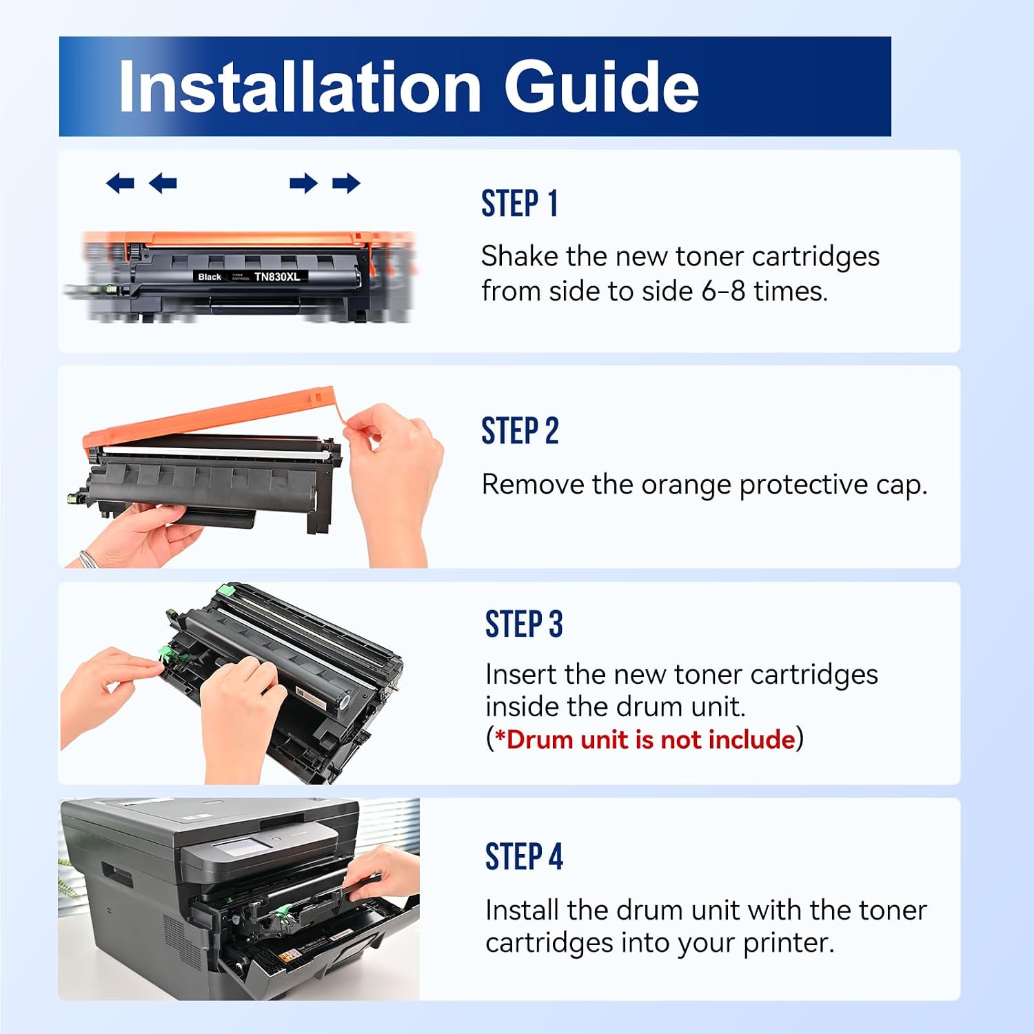 Thumbnail 5 de INKNI TN830XL toner cartridges 2-pack