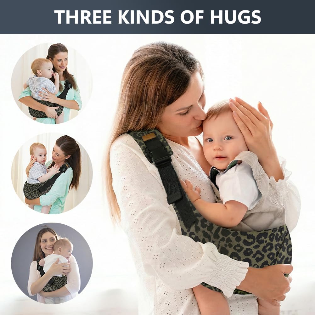 Thumbnail 3 de AOOWU Baby Carrier: Lightweight Cotton Sling for Newborns to Toddlers