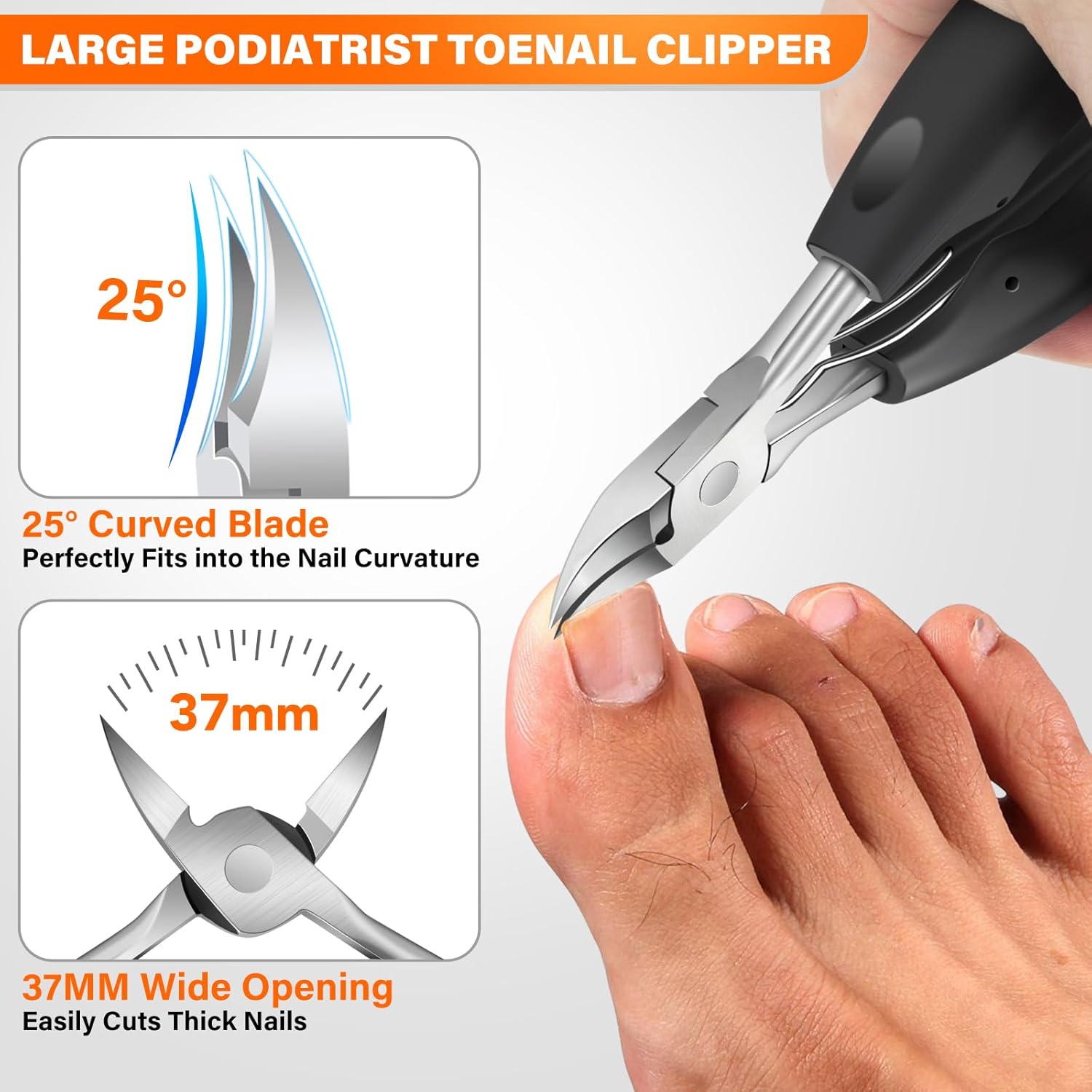 Thumbnail 1 de DRMODE Toenail Clippers for Seniors, Heavy Duty ✂