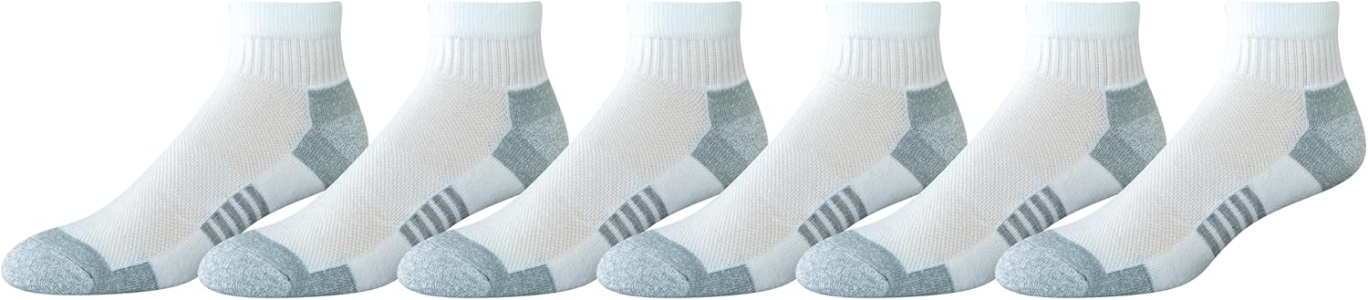 Thumbnail 6 de Amazon Essentials Herren sportliche Knöchelsocken (atmungsaktiv, Baumwollmischung, gepolstert) – 6er-Pack