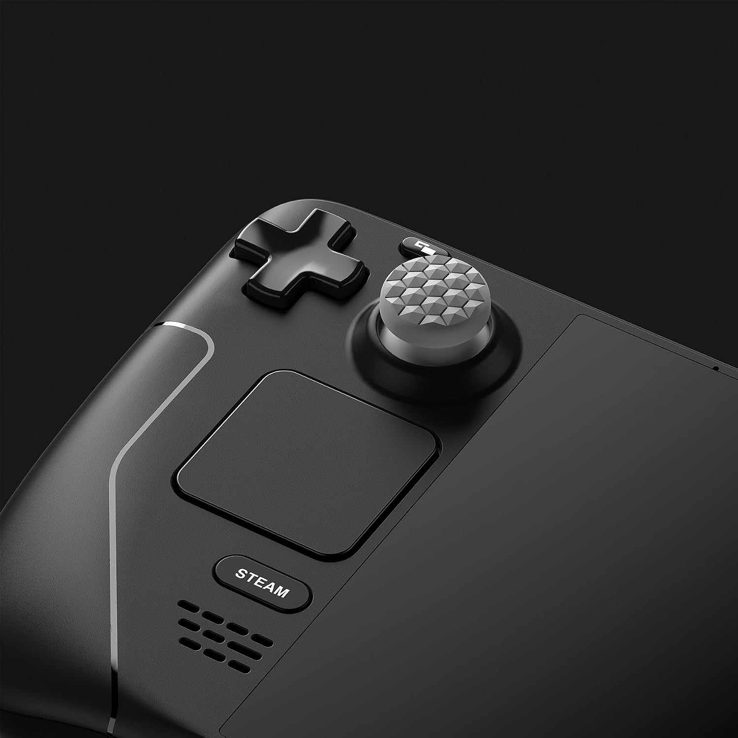 Detalle 2 de playvital Steam Deck Thumb Grip Caps Diamond Grain
