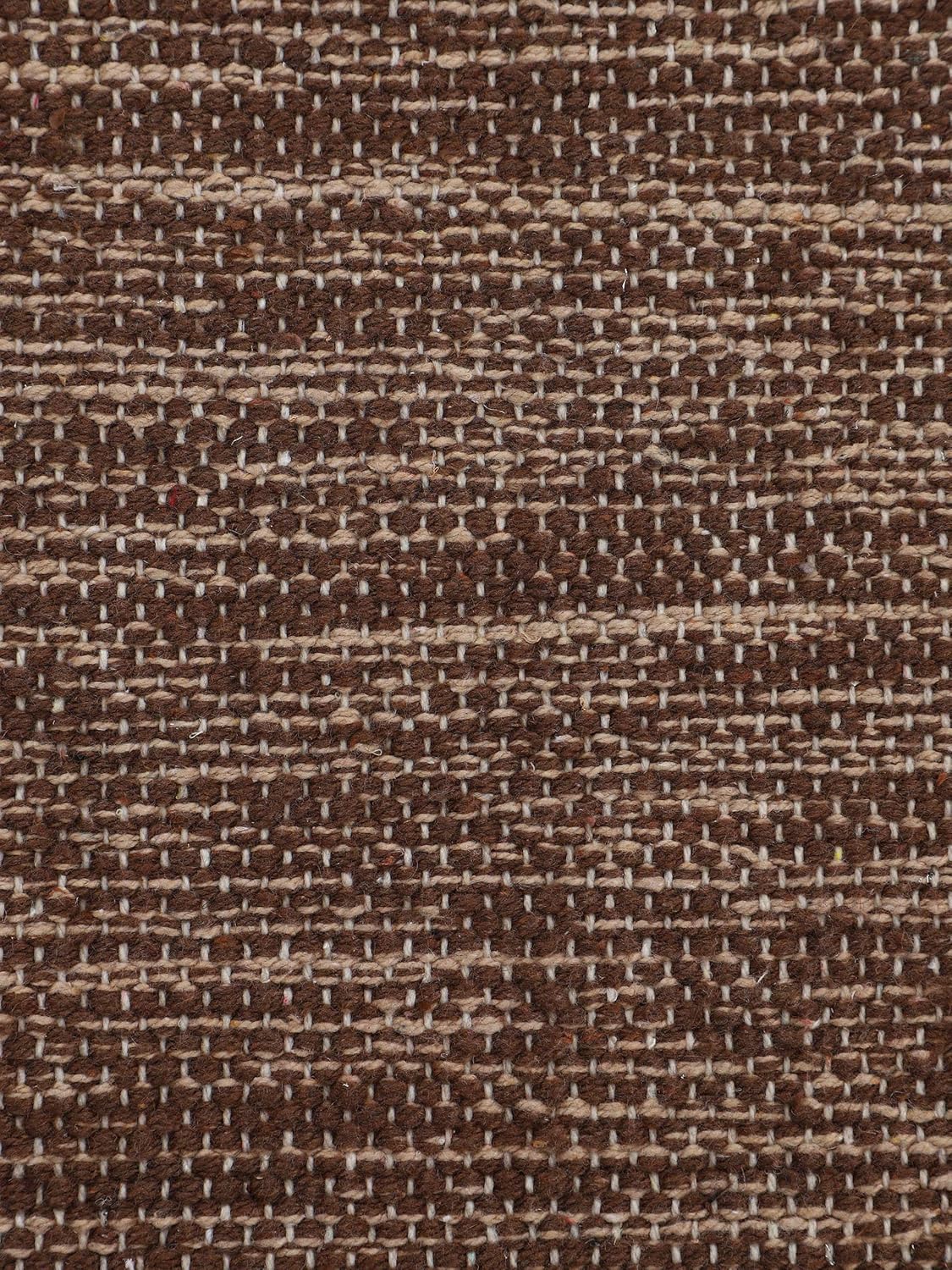 Thumbnail 5 de CarpetFine Alfombra Kelim Azizi Marrón 80x400 cm 🏡 Elegante y Moderna