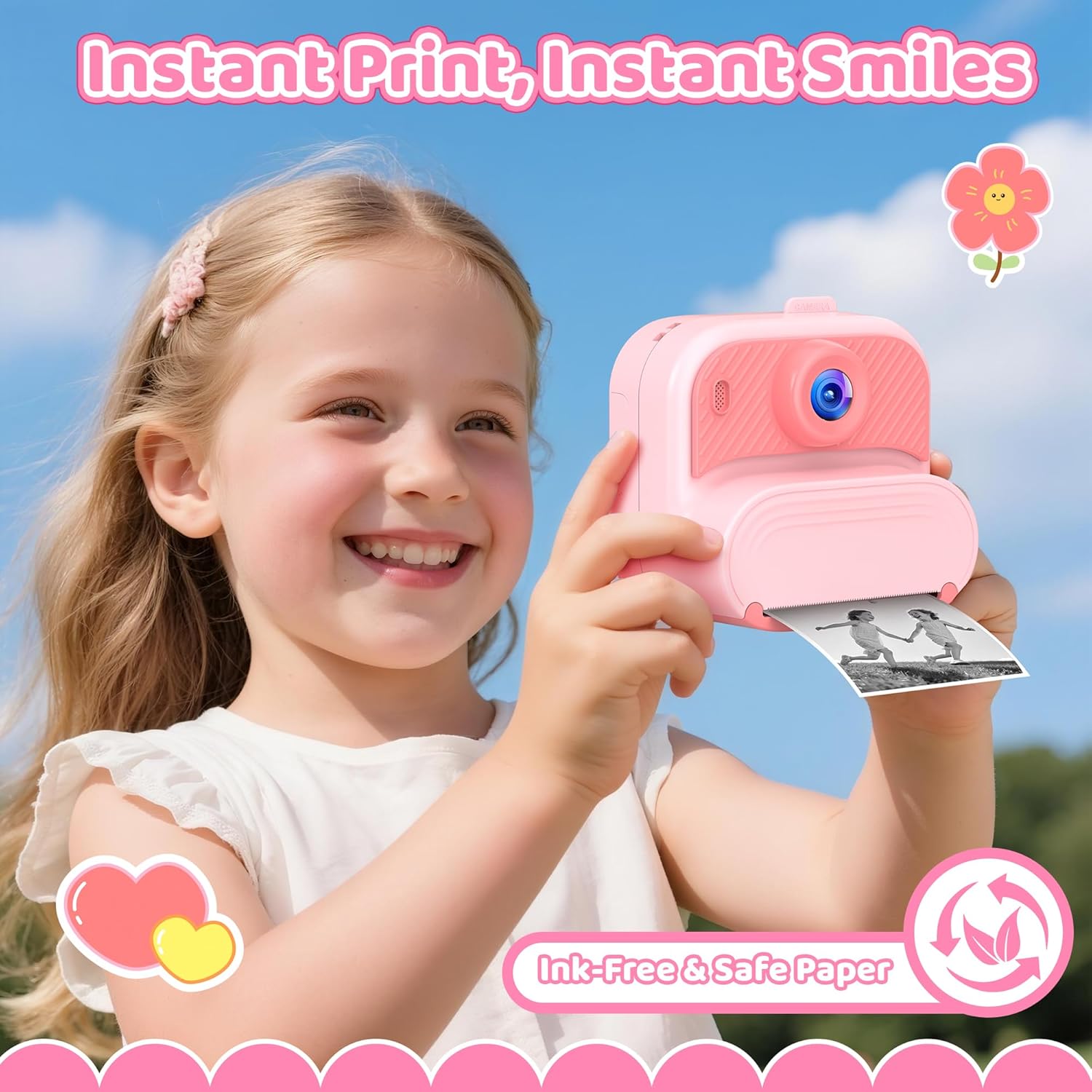 Detalle 2 de Kids Camera Instant Print 1080P for Kids