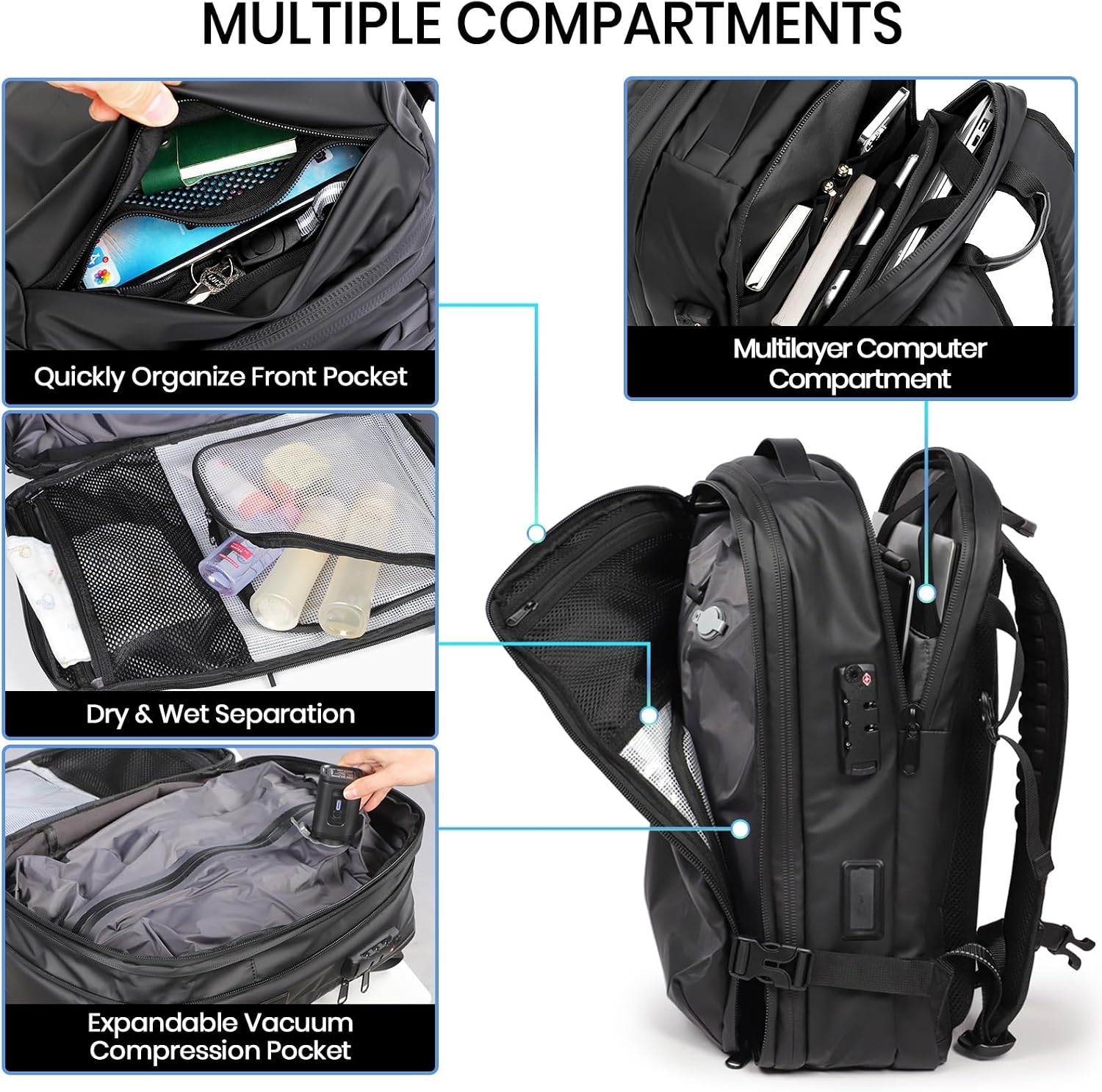 Thumbnail 2 de H.yeed Travel Backpack 60L Expandable