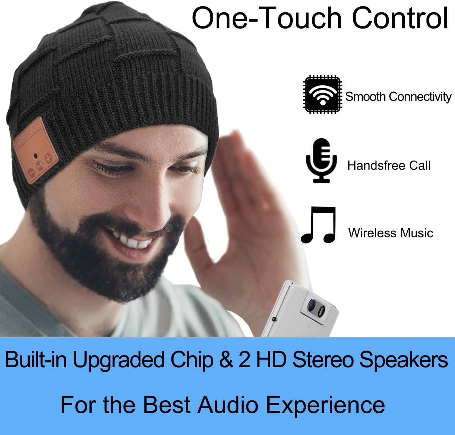 Thumbnail 3 de Bluetooth Beanie Hat with Speakers