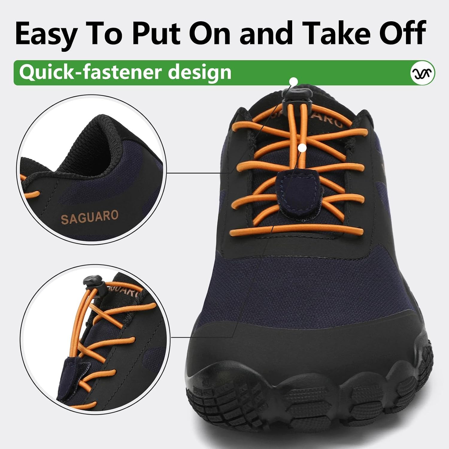 Detalle 2 de SAGUARO Barefoot Shoes Scarpe trekking minimaliste