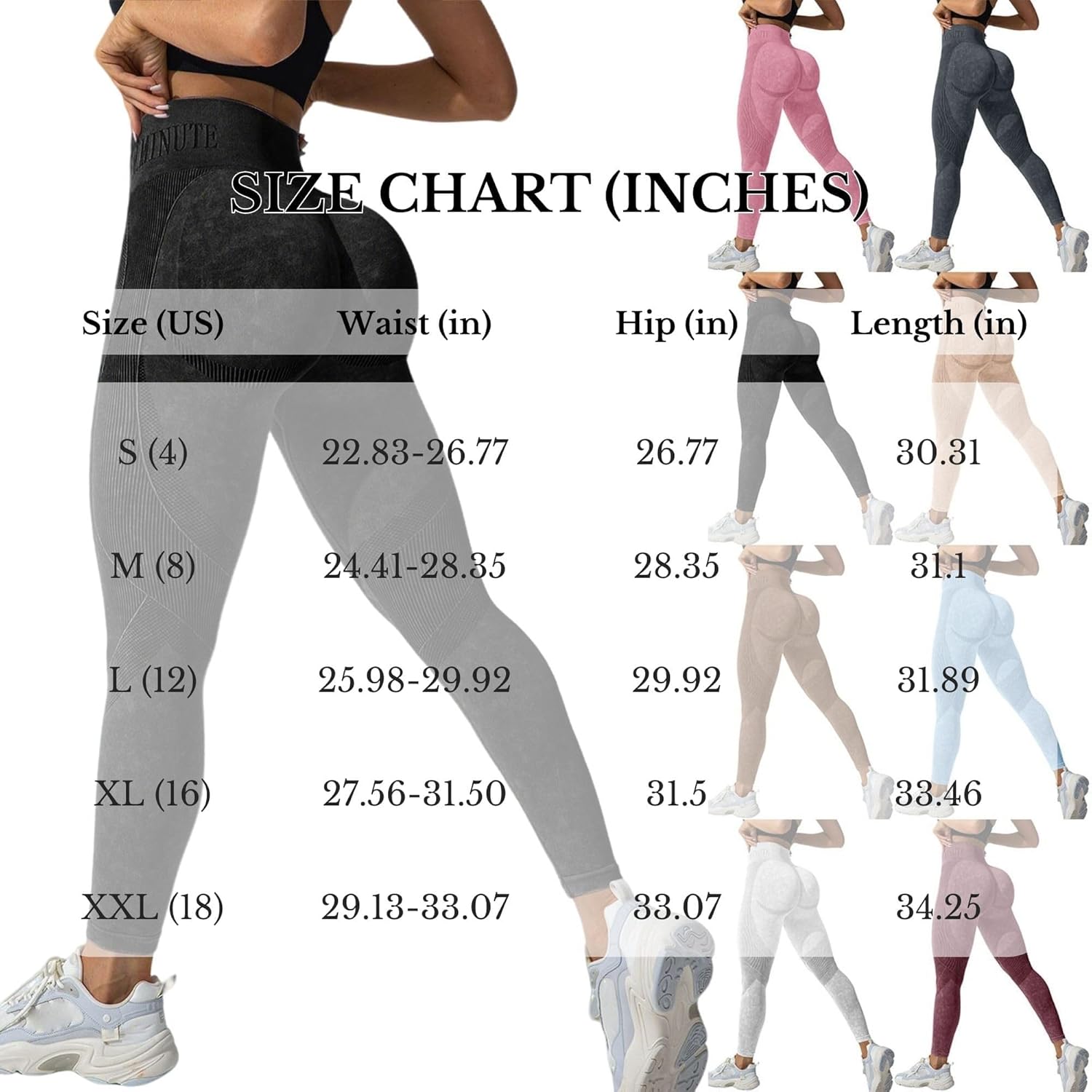 Thumbnail 4 de Leggings anticellulite Fittabella 3D Donna – compressione graduata, senza cuciture, push up
