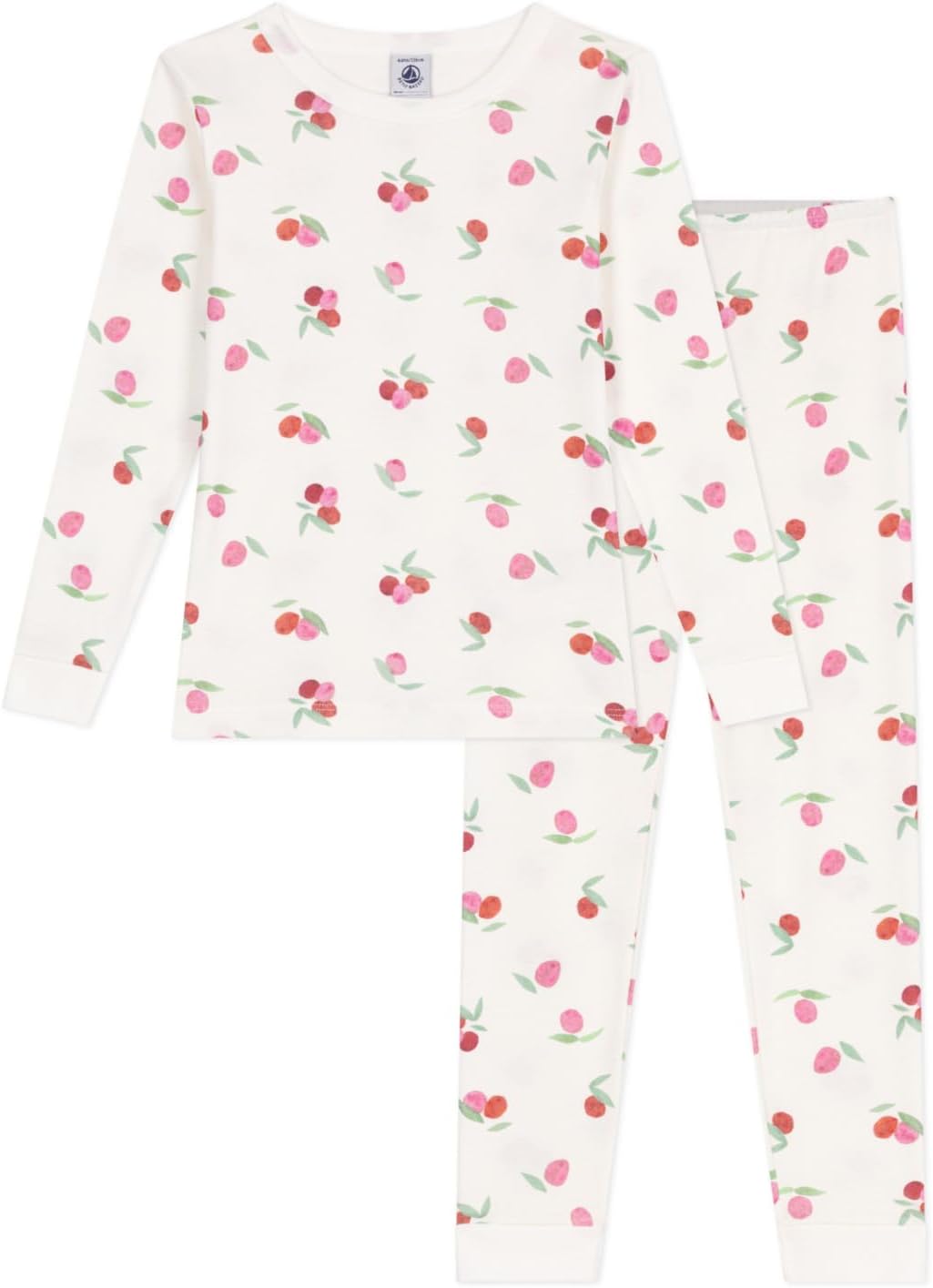 Thumbnail 4 de Petit Bateau pyjama fille très ajusté en coton imprimé cœurs (lot de 1)