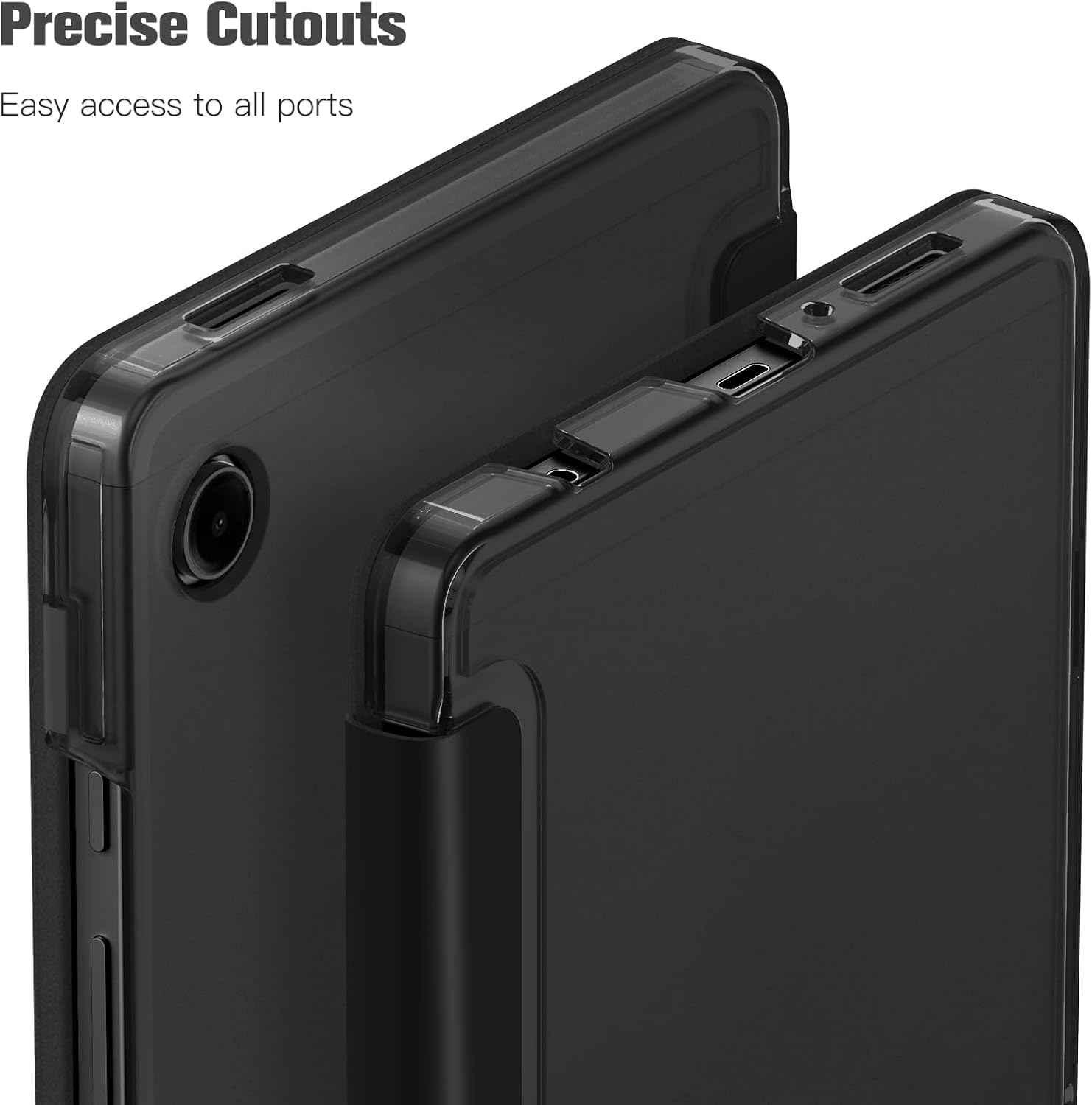 Detalle de FINTIE Case for Samsung Galaxy Tab A11 8.7 Inch 2025 / Tab A9 8.7 Inch – Ultra Thin Protective Case in Black