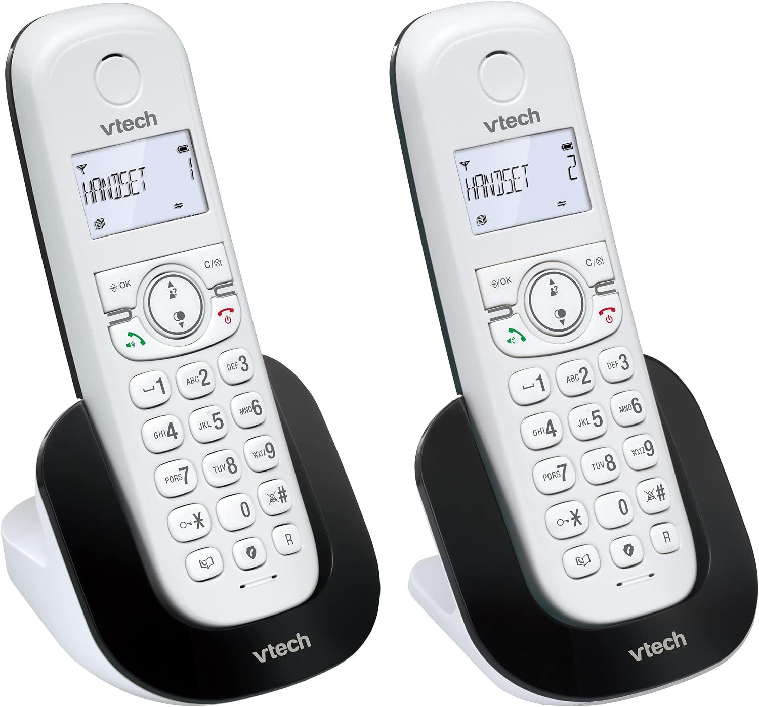 Detalle de VTech CS1501 DECT Cordless Phone with Call Block and 2 Handsets