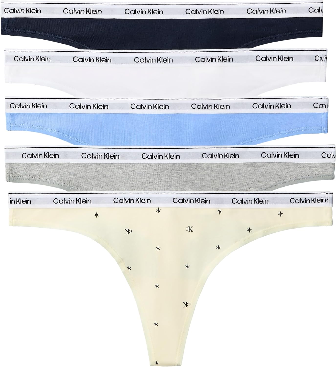 Thumbnail 6 de Calvin Klein Women's Thong 5-Pack (Lv00qd5221)