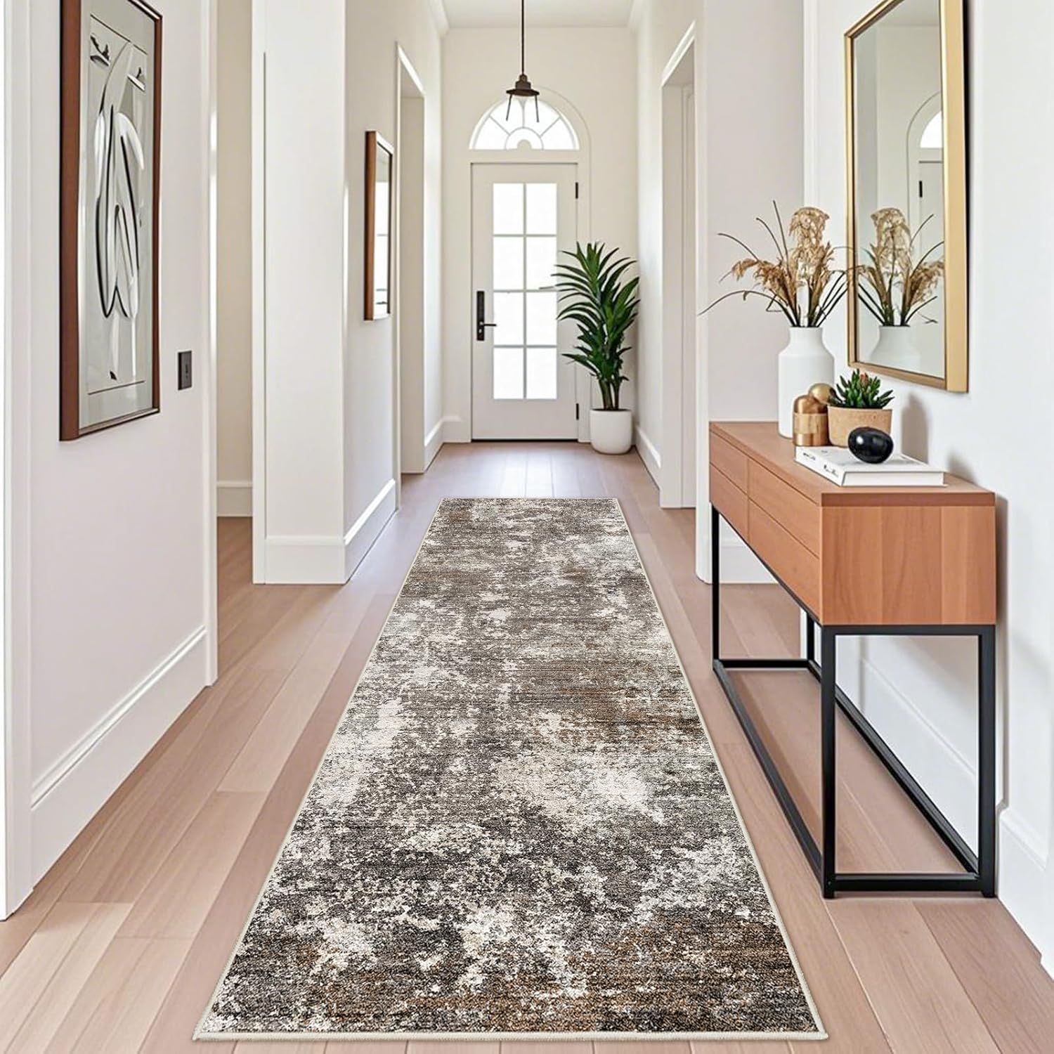 Thumbnail 3 de 3x10 ft Long Hallway Runner Rug Non-Slip 🏠