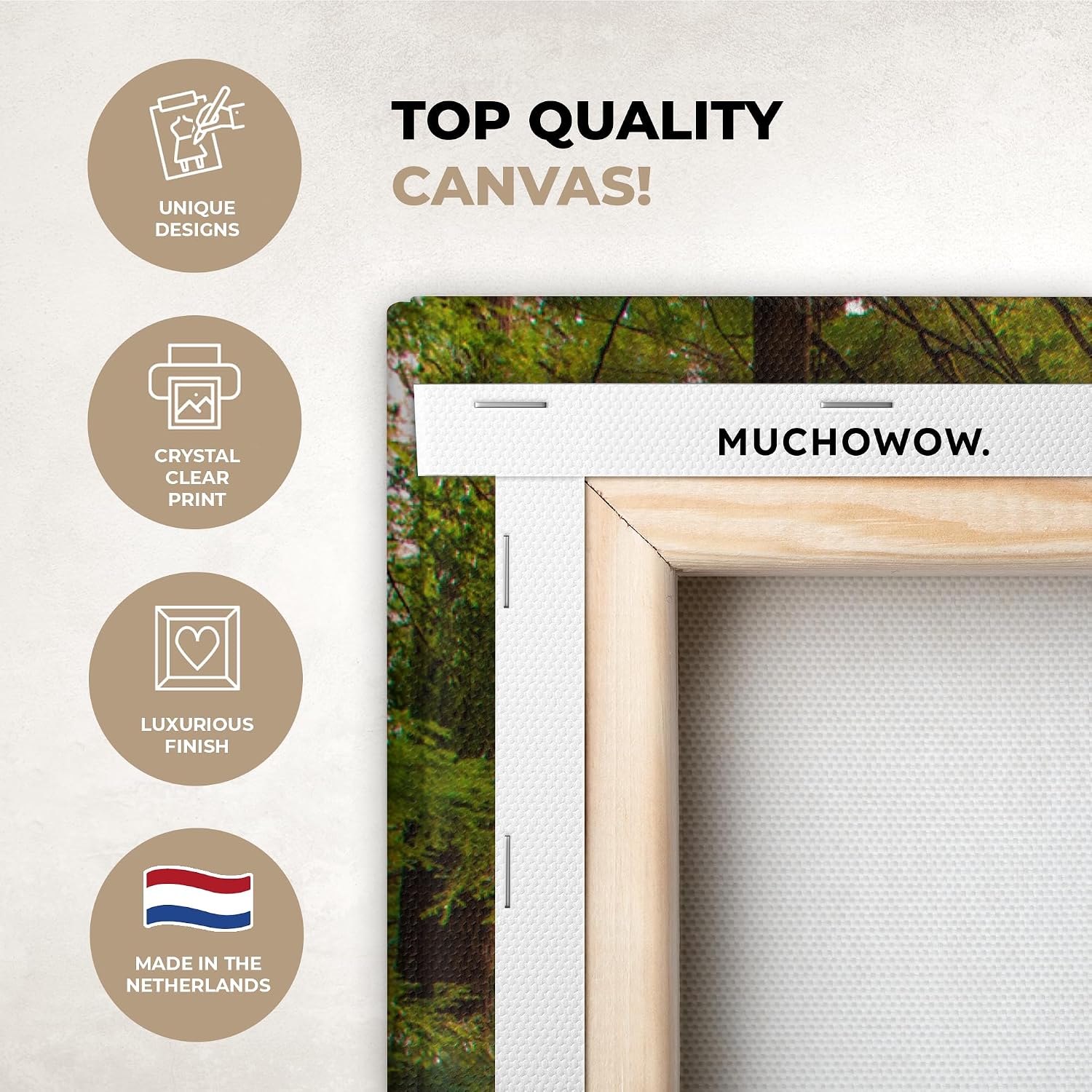 Thumbnail 1 de MuchoWow© Impression sur Toile 60x90 cm
