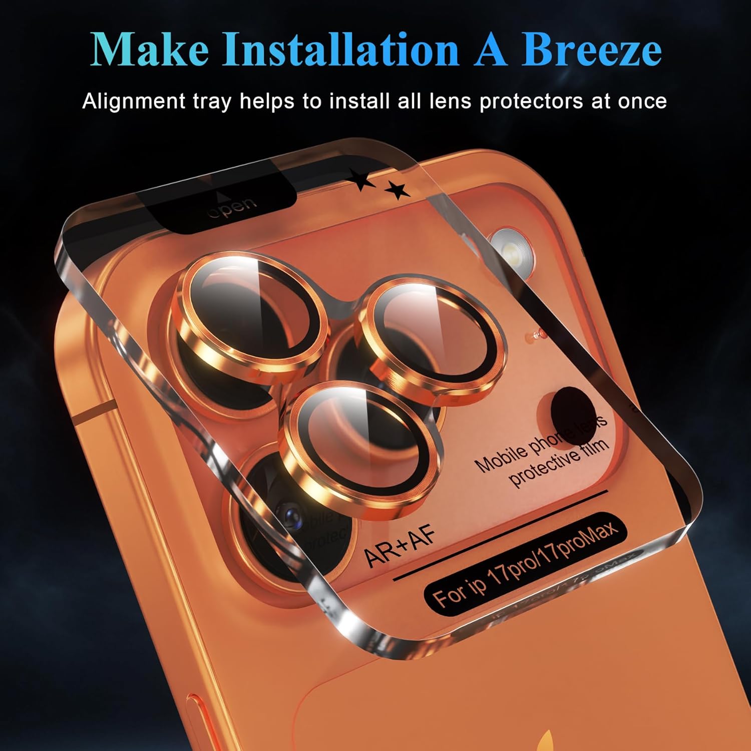 Thumbnail 4 de YWXTW Camera Lens Protector for iPhone 17 Pro ⚙