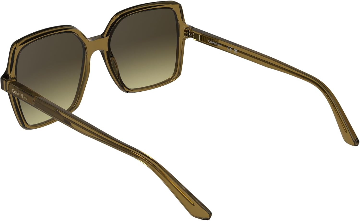 Detalle 2 de Lunettes de soleil femme Calvin Klein Sunglasses Femme : monture papillon durable et RXable