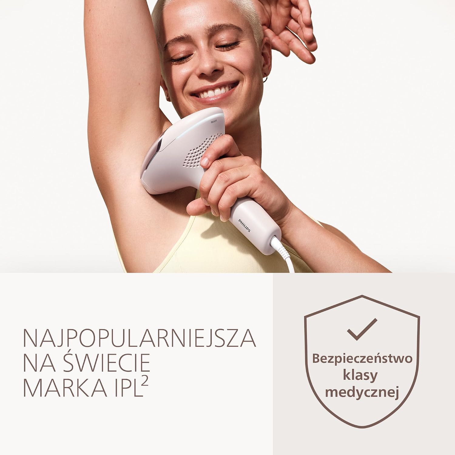 Detalle de Philips Lumea 9000 BRI938/00 – depilator IPL z 3 nasadkami i SmartSkin