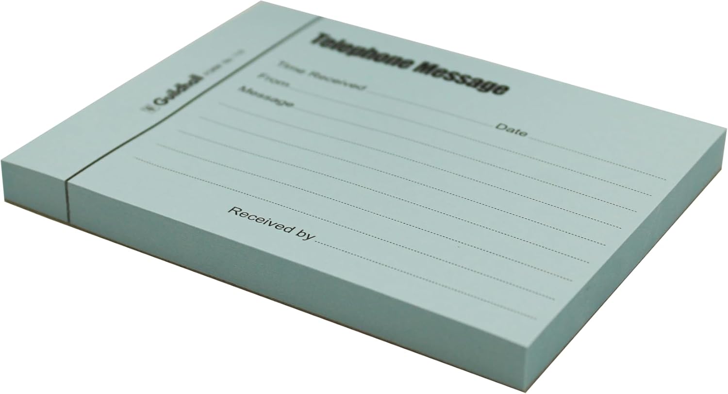 Thumbnail 2 de Guildhall GH110BU Telephone/Message Pad – Blue