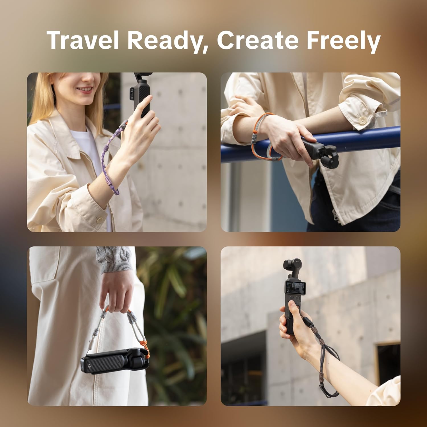 Thumbnail 2 de PGYTECH Hand Strap for DJI Osmo Pocket 3/4 – Dual-Mode Quick Release Wrist/Hand Strap