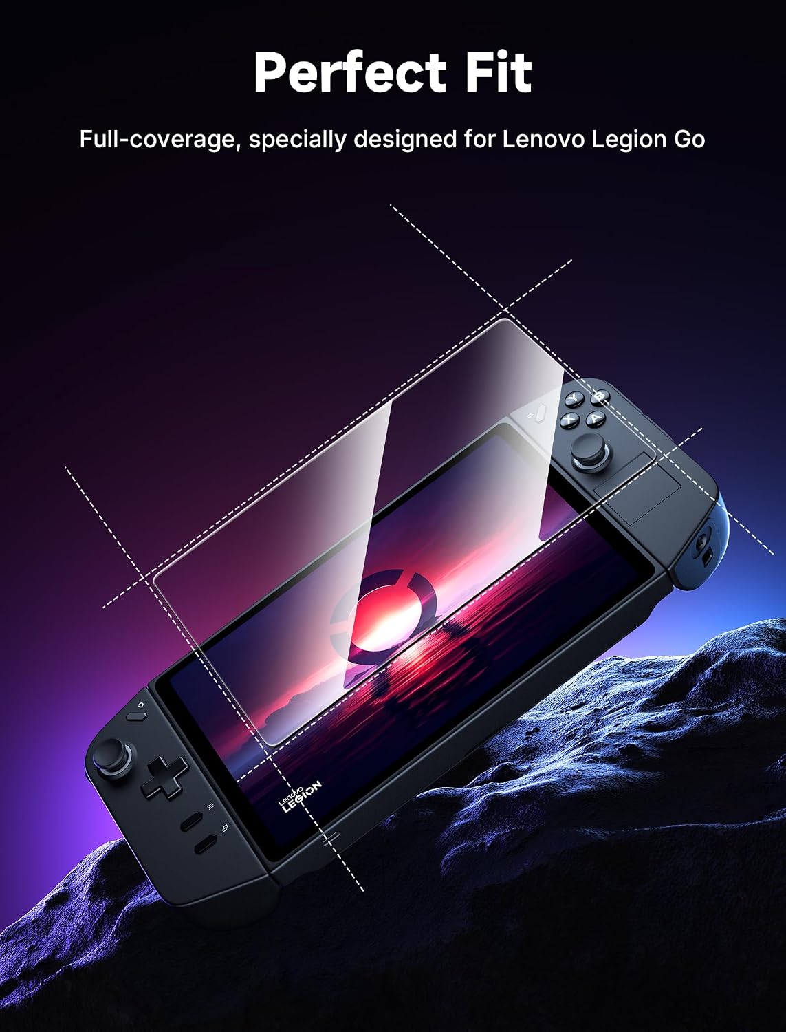 Detalle de JSAUX Protectores de Pantalla para Lenovo Legion Go