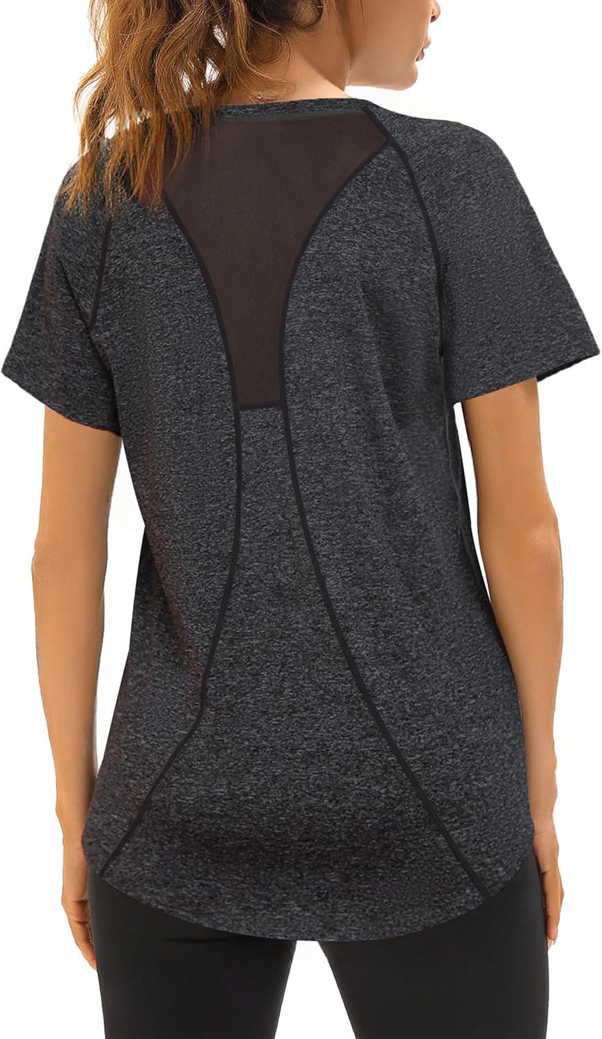 Detalle de Wayleb Women's Sports T‑Shirt 92% Polyester