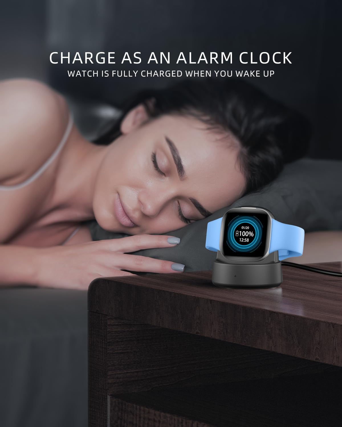 Thumbnail 6 de Vipcase Charger Dock for Fitbit Sense Magnetic stand