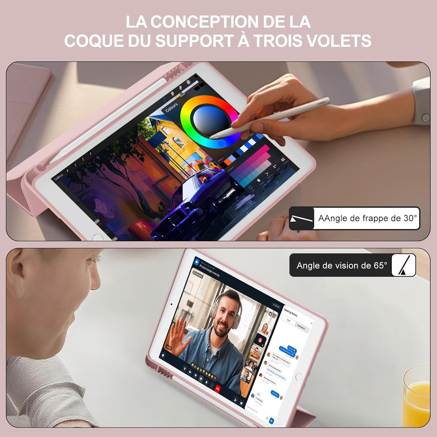 Detalle 2 de Coque ZOPSGYU pour iPad 9/8/7 10,2 pouces