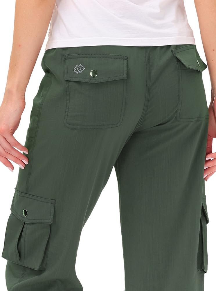 Thumbnail 3 de MoFiz Women’s Capris with Pockets – Loose Fit Casual Lightweight Cargo Pants for Hiking