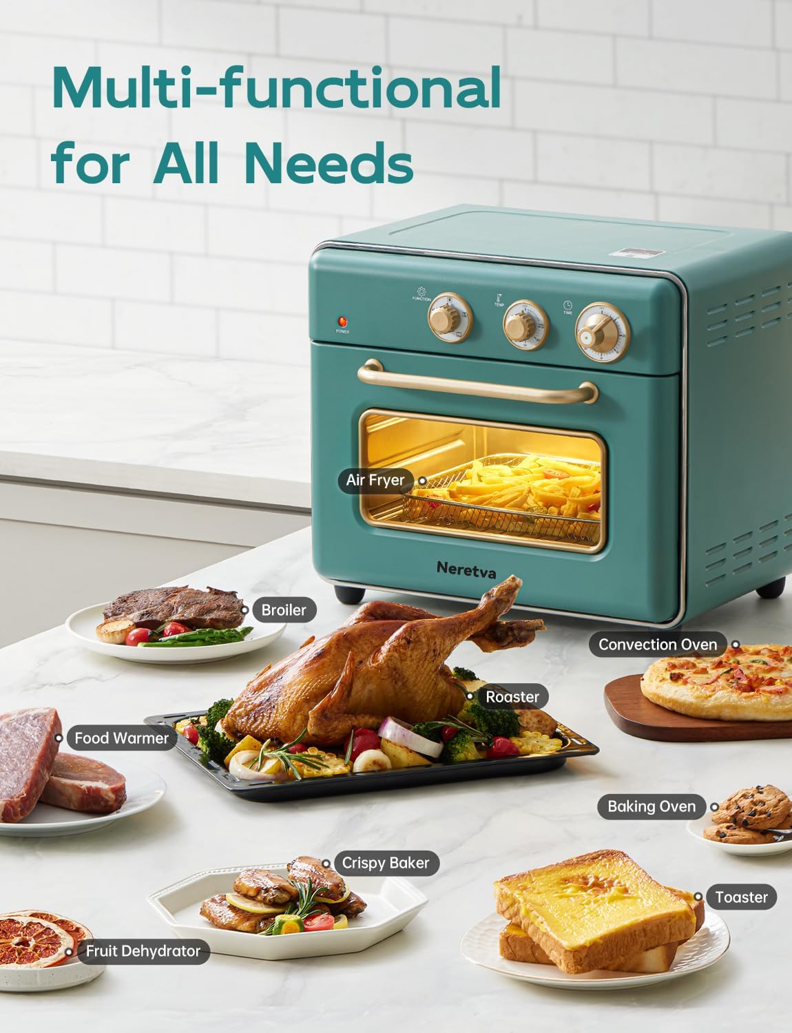 Detalle 2 de Neretva toaster oven 21 QT