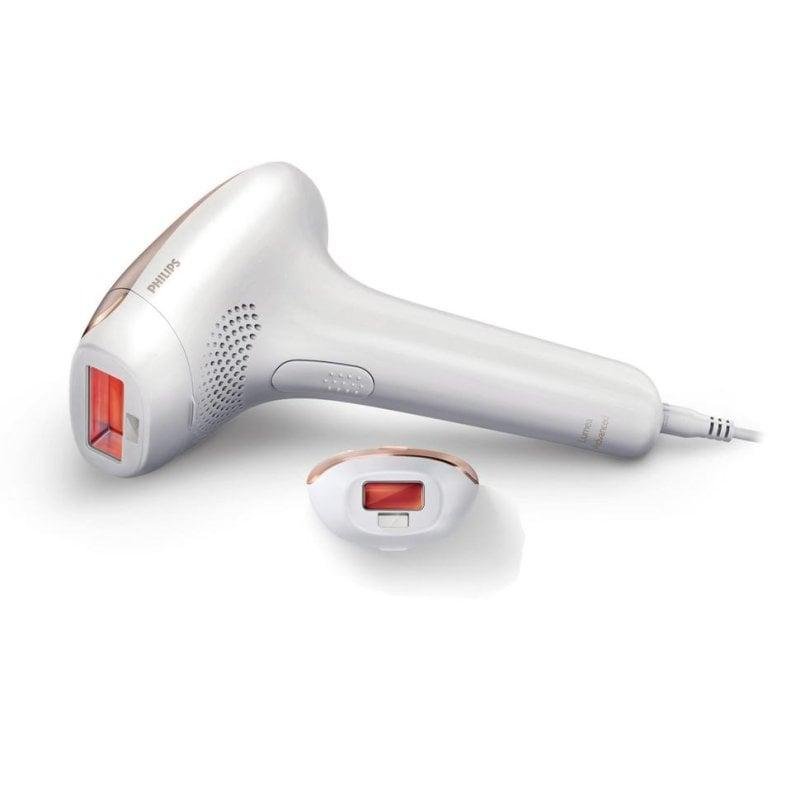 Detalle 2 de Depiladora de luz pulsada Philips Lumea Advanced SC1997/00 (oro blanco) con 5 niveles y precisión facial