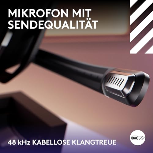 Detalle de Logitech G Astro A50 Lightspeed – Kabelloses Gaming-Headset mit Basisstation