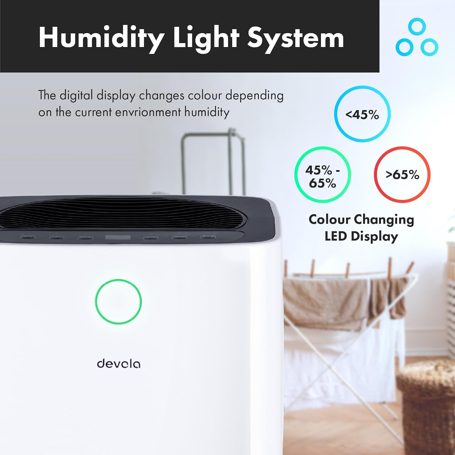 Thumbnail 6 de Devola 12L/day Low Energy Dehumidifier