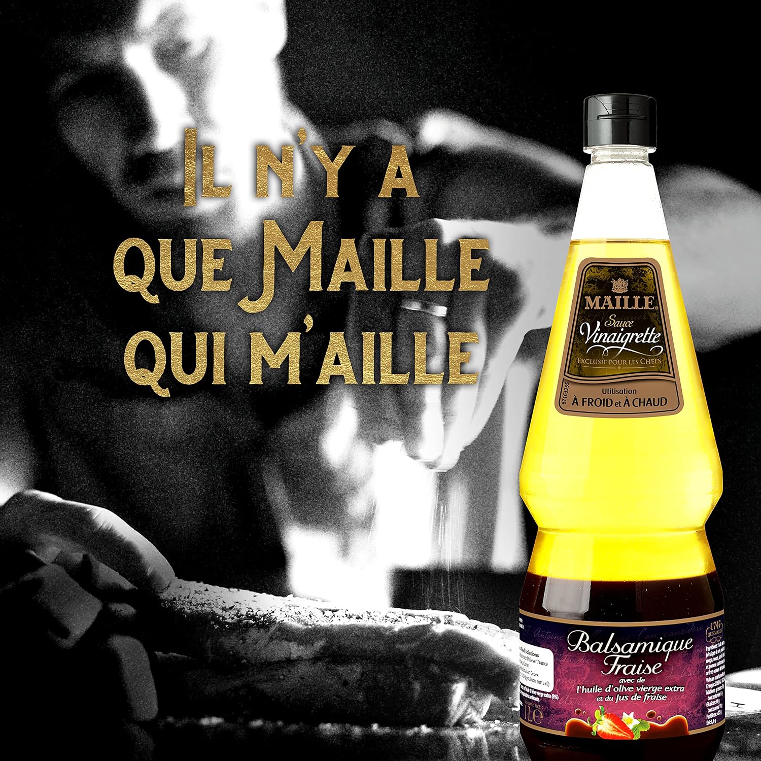 Thumbnail 6 de Maille Sauce Vinaigrette Balsamique-Fraise, 1 L – Lot de 2 (Sans arôme artificiel)