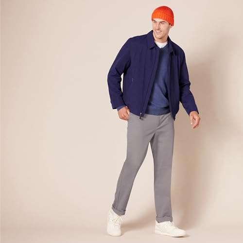 Thumbnail 7 de Amazon Essentials Pantalones Informales de Estilo Chino para Hombre, Elásticos y Corte Ajustado en Gris Oscuro