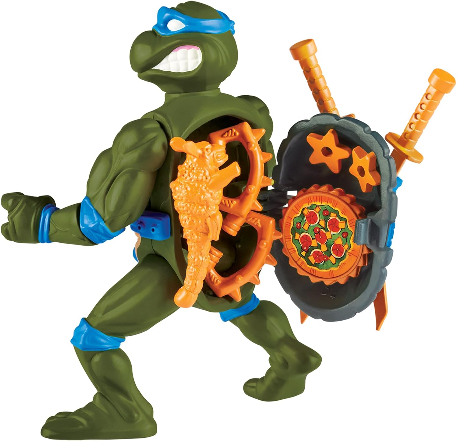 Thumbnail 5 de Tortues Ninja – Figurine articulée Leonardo 10 cm, édition officielle Giochi Preziosi