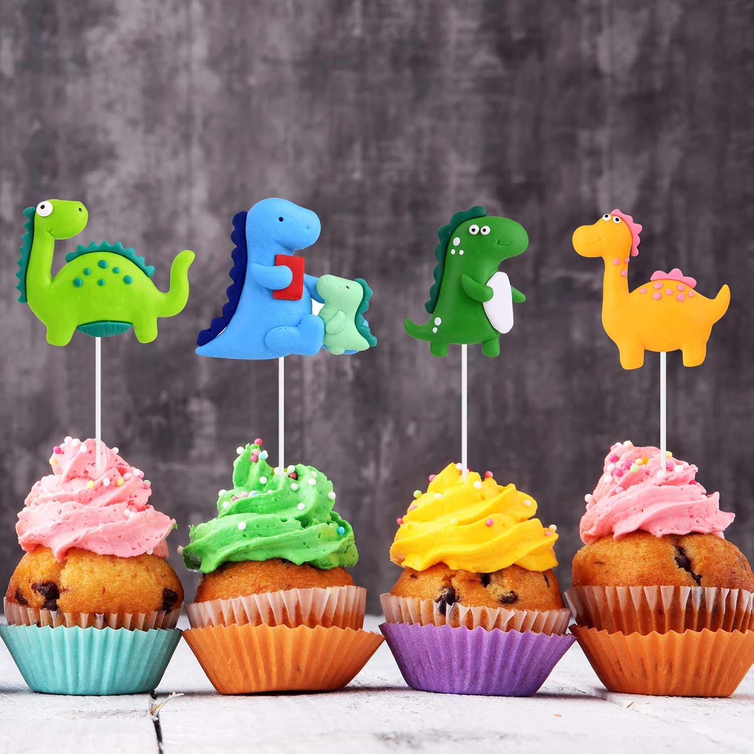 Thumbnail 3 de OSDUE Décoration gâteau 8+4 pièces 🎂