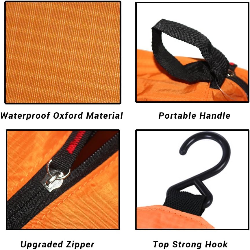 Thumbnail 4 de Jiemei Hanging Toiletry Bag 4 Compartments