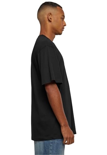 Detalle de Urban Classics TB006-Tall Tee para Hombre — Camiseta negra, 4XL