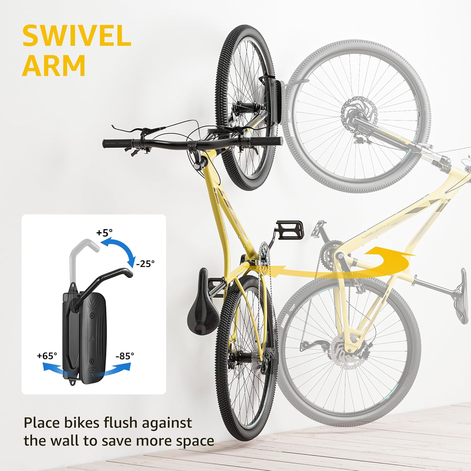 Thumbnail 2 de monTEK Swivel Bike Wall Mount 66 lb