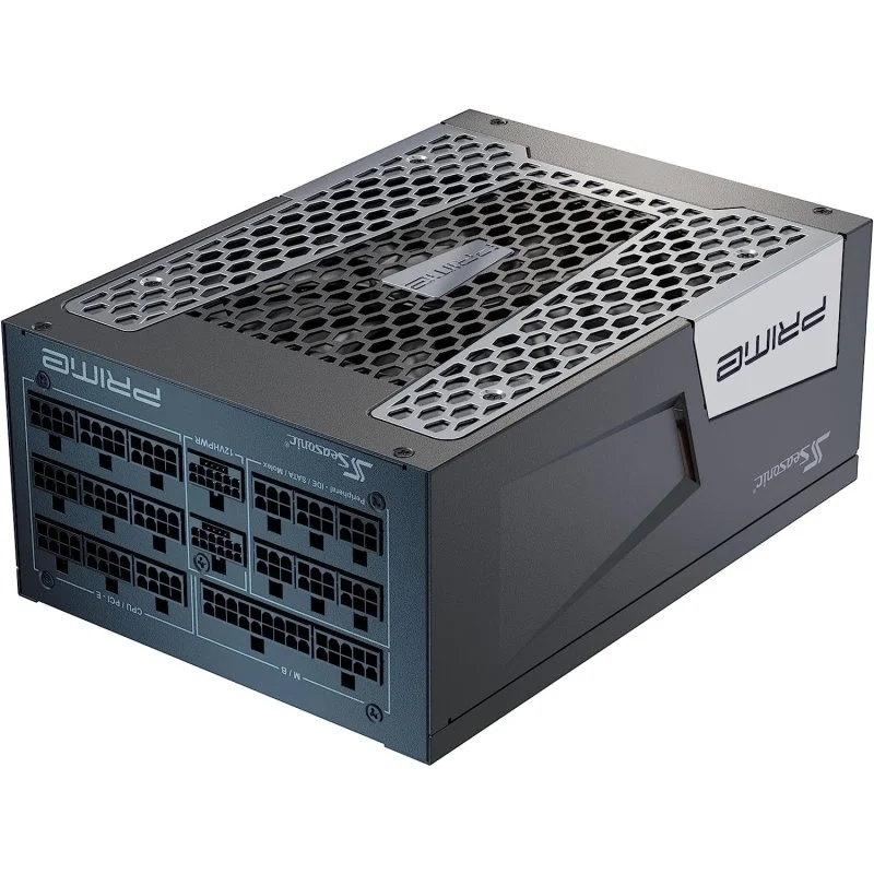 Detalle 2 de Seasonic 1600W Platinum ATX modular, ventilador inteligente