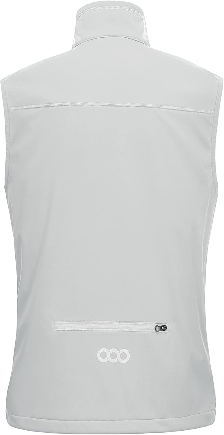 Detalle de 33,000ft Men’s Lightweight Softshell Gilet (Windproof & Water-Resistant) for Cycling, Running, Hiking