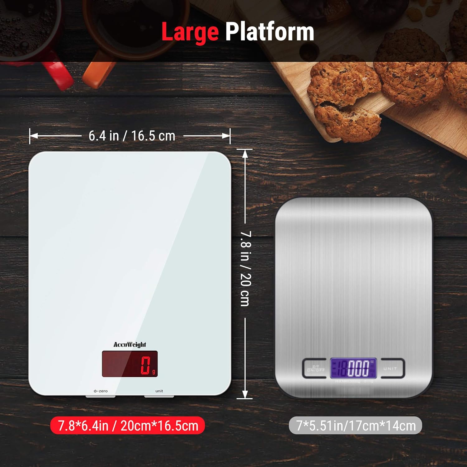 Thumbnail 6 de ACCUWEIGHT Báscula digital de cocina 5 kg