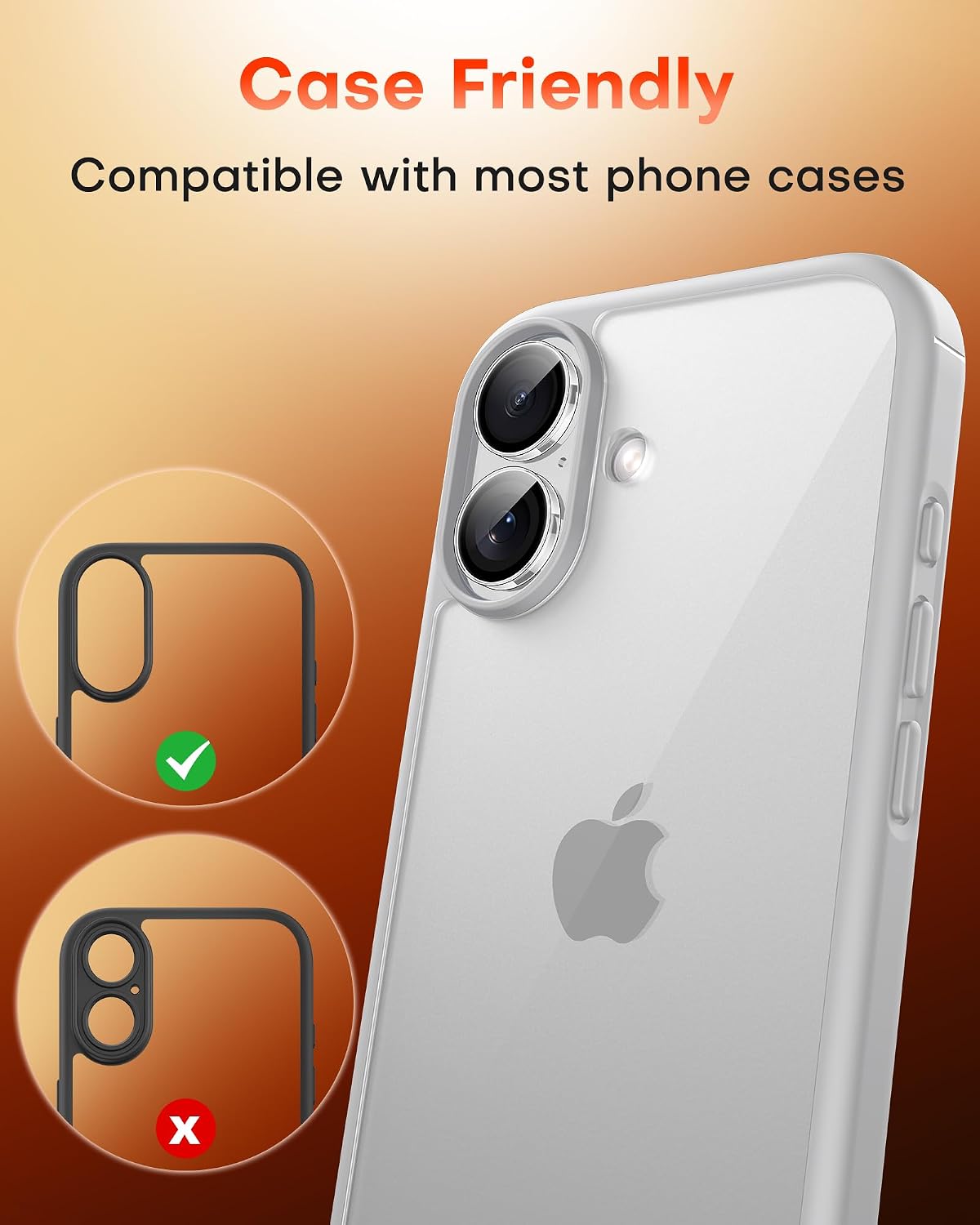 Thumbnail 6 de TOCOL 2 Sets Kameraschutz für iPhone 17 – Ultra HD, 9H, Einfache Montage, Transparent