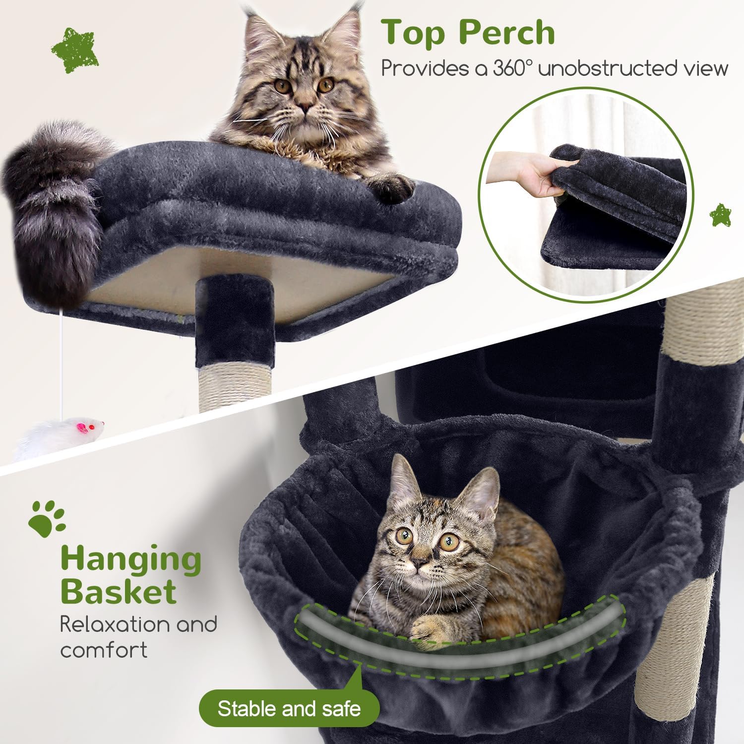 Detalle 2 de Globlazer Cat Tower, 81-Inch