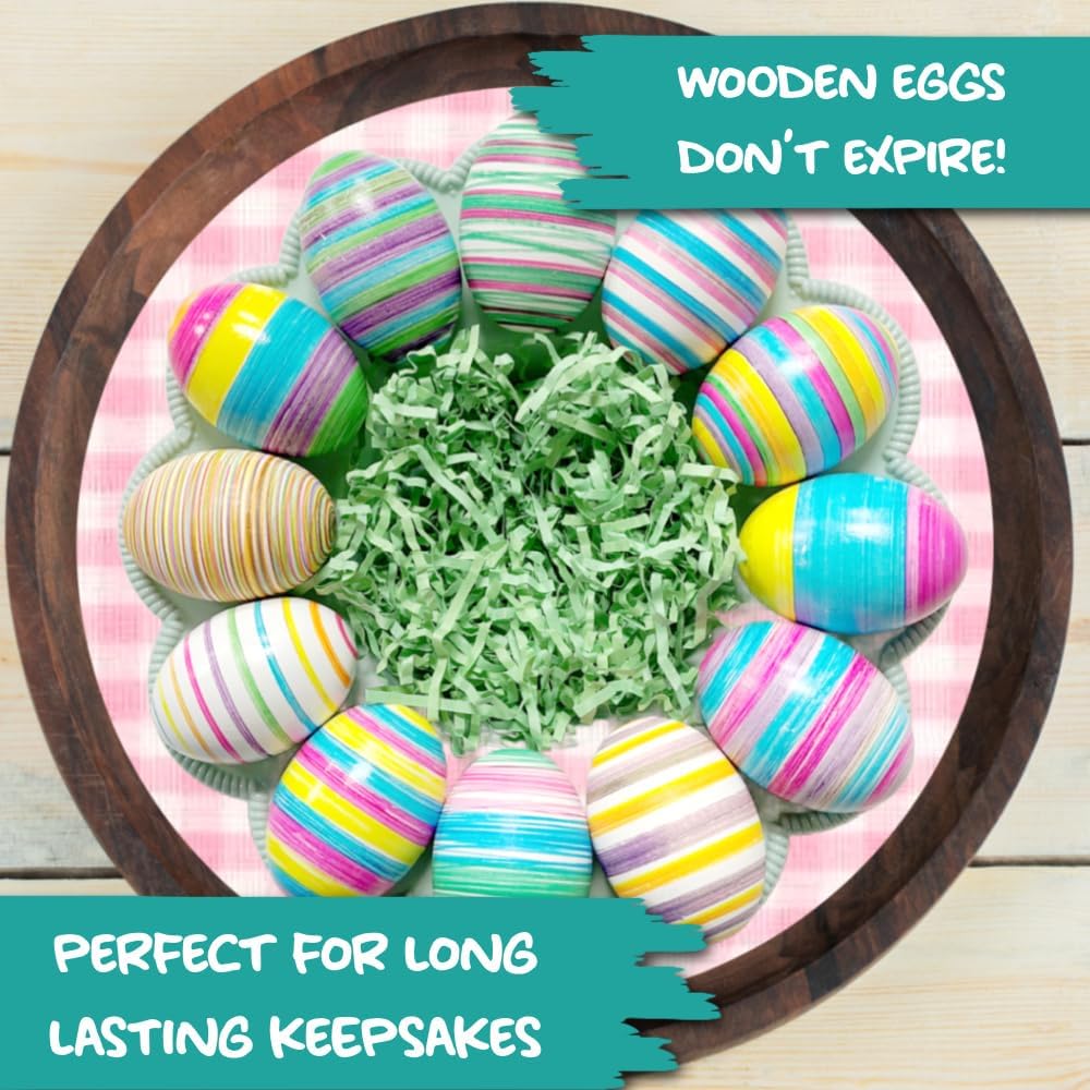 Detalle de Eggmazing Egg Decorator Wooden Eggs 24-Pack