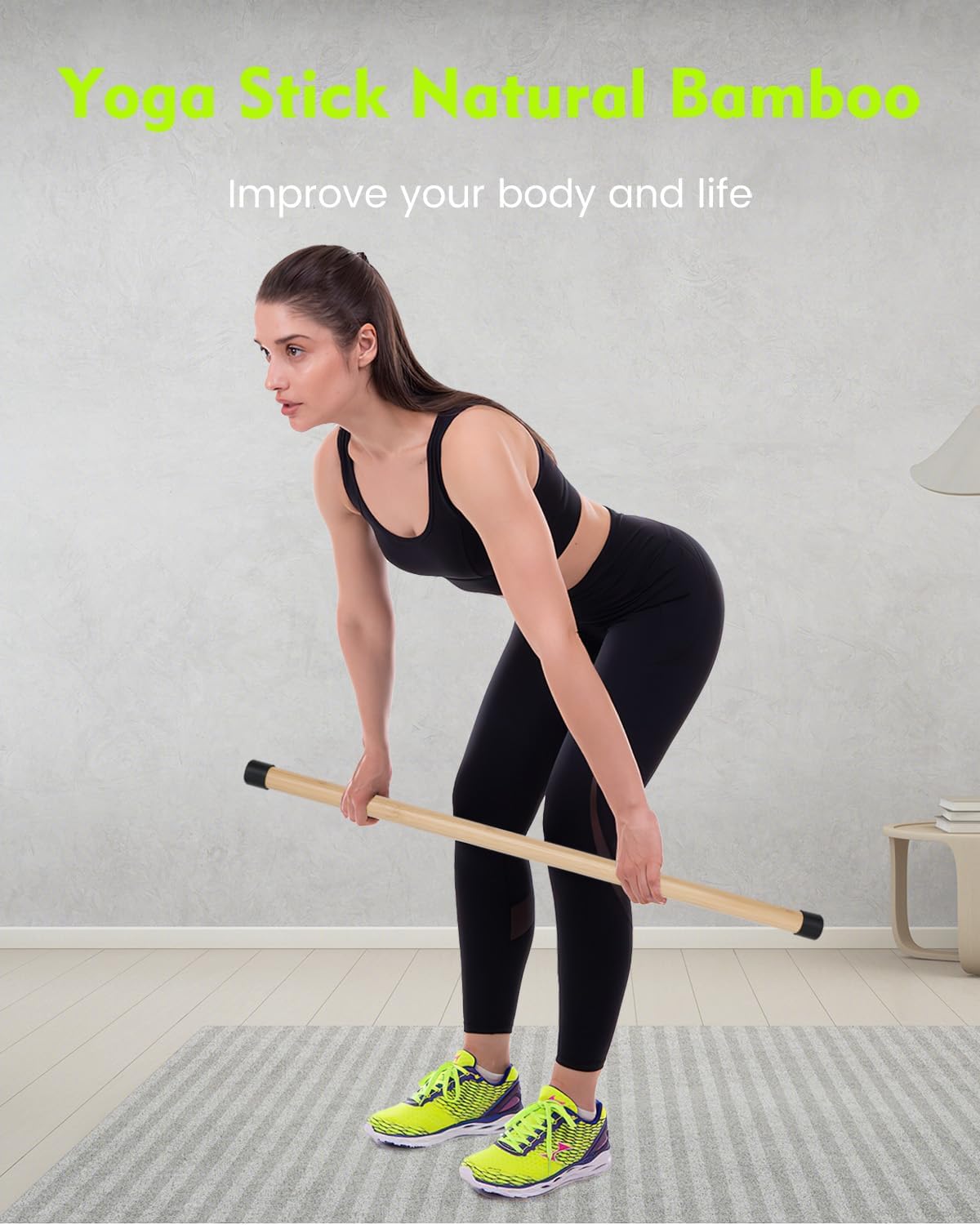 Detalle 2 de Polerden Yoga Stick, 58 Inches