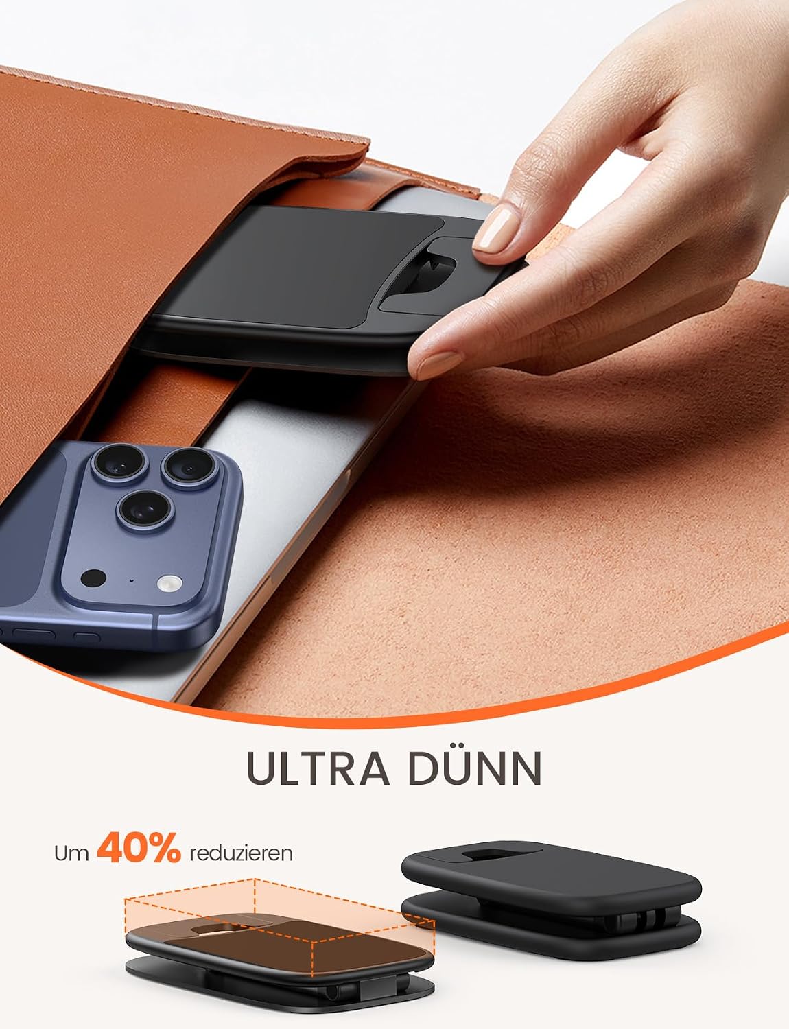Detalle 2 de Lamicall Handy Ständer 1,5 cm Handyhalterung