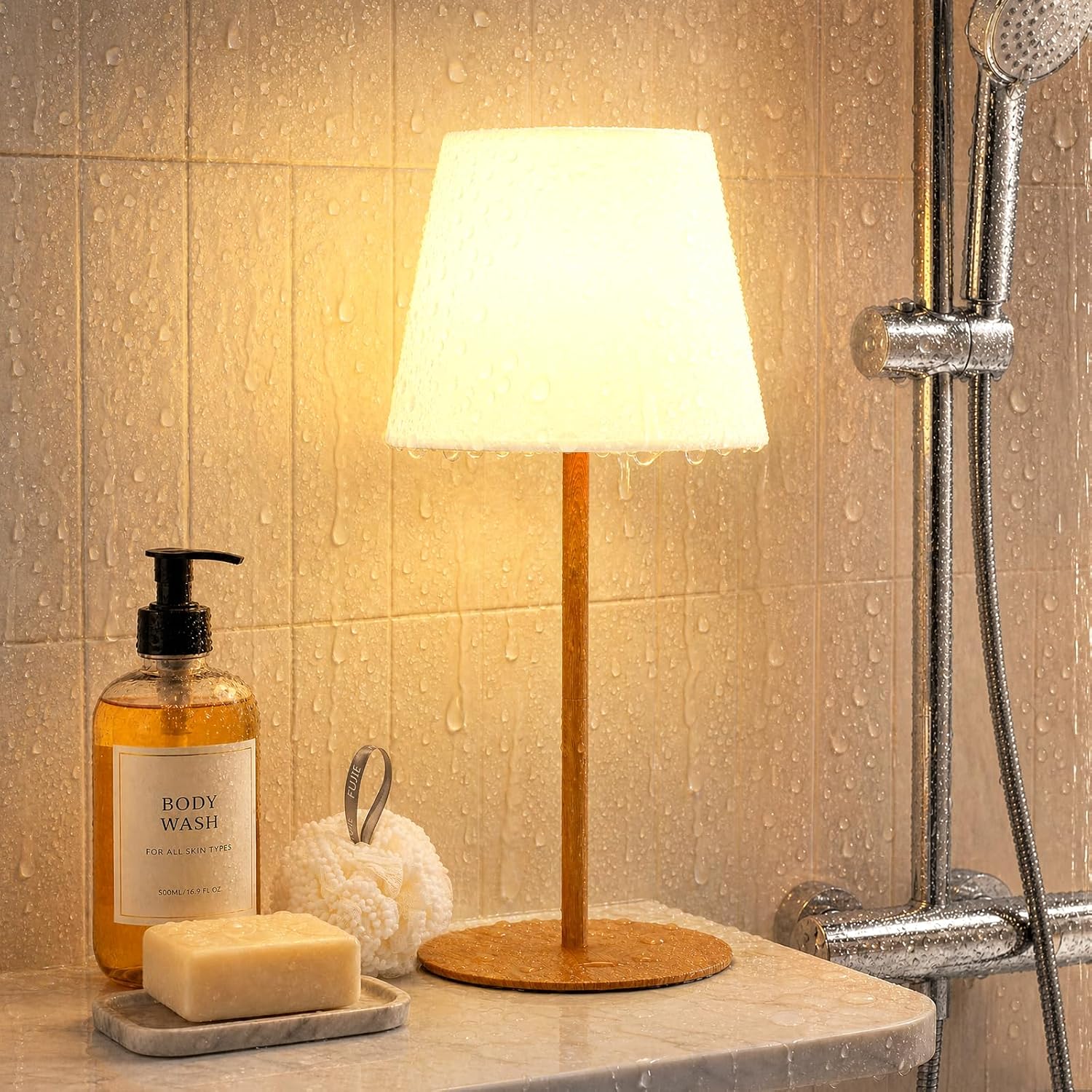 Detalle de Rechargeable Shower Lamp, 4000mAh Battery