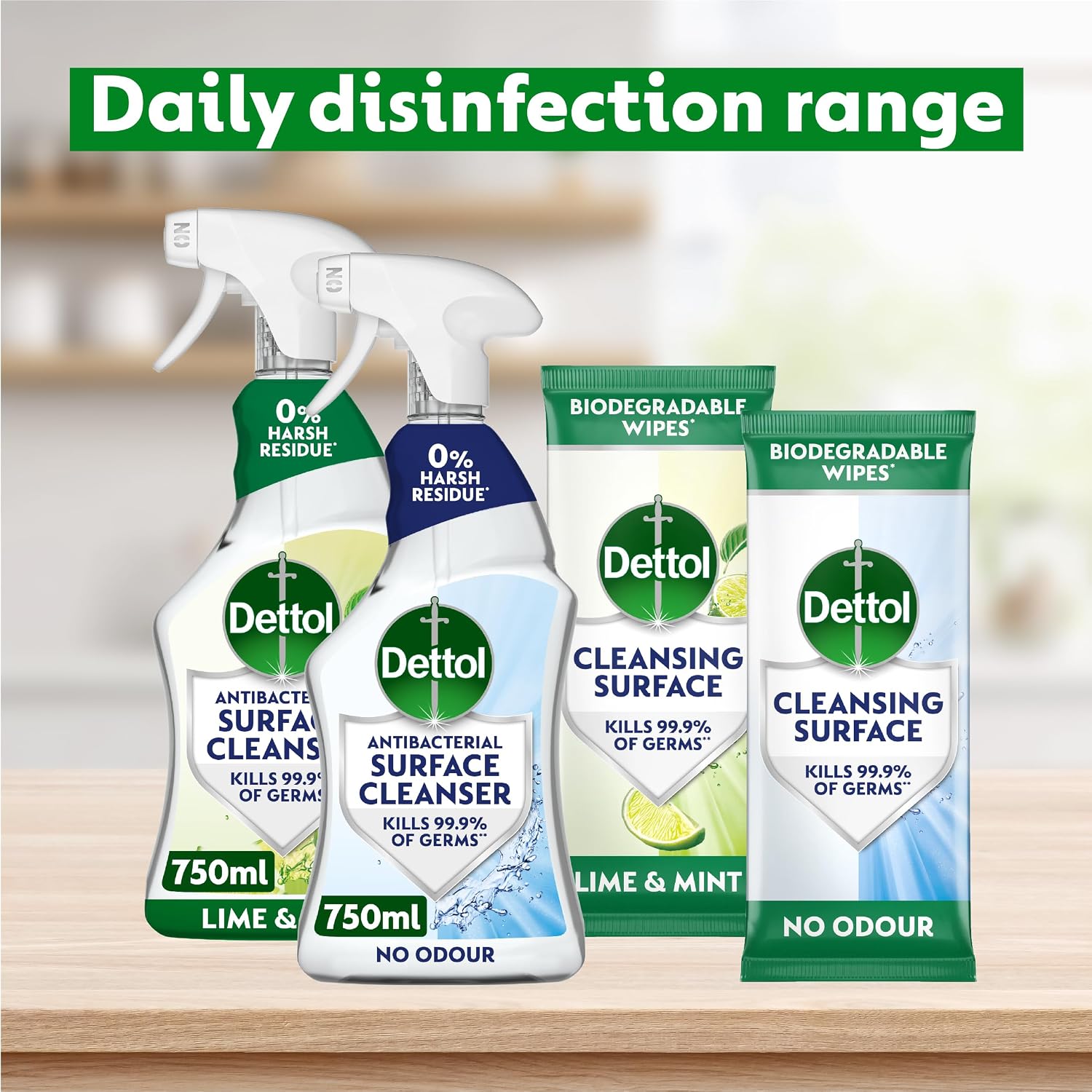 Thumbnail 6 de Dettol 3003911-1 Antibacterial Surface Cleanser Spray, 6 x 750ml
