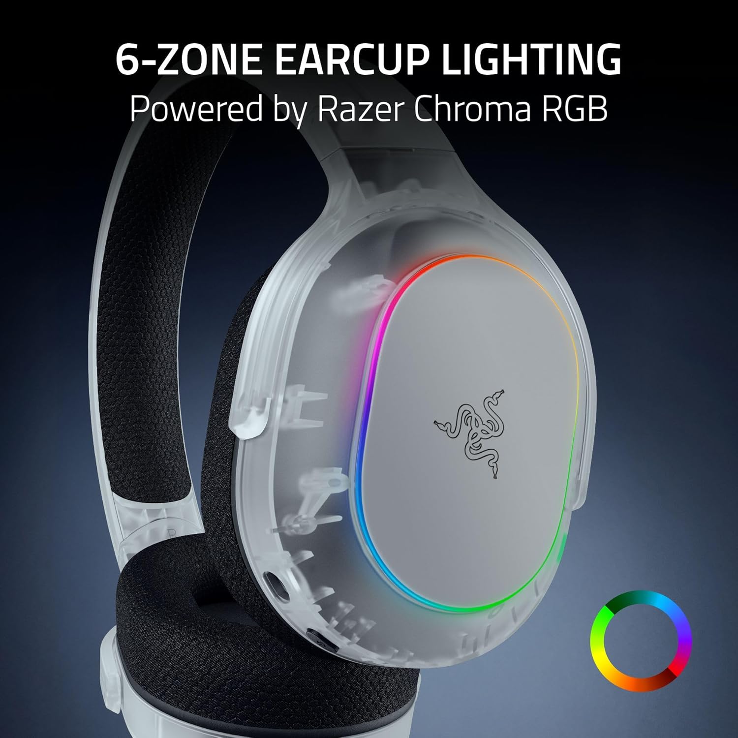 Thumbnail 3 de Razer Barracuda X Chroma Phantom White Wireless Gaming Headset
